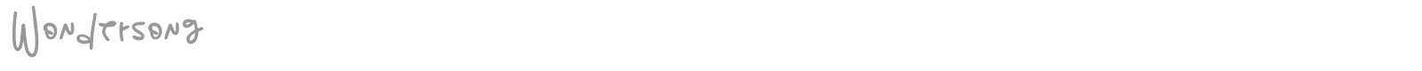 Wondersong font preview
